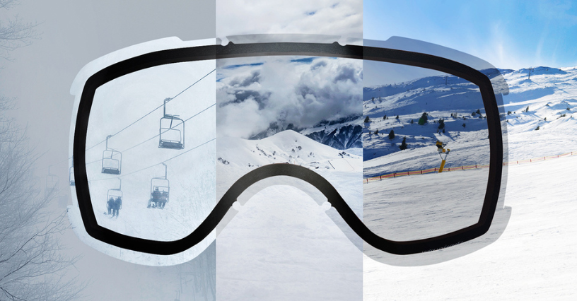 Diese Skibrille bietet klare Sicht bei verschiedenen Wetterbedingungen