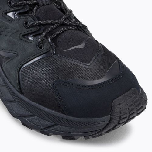 Herren-Trekking-Stiefel HOKA Anacapa Low GTX schwarz 1122017-BBLC