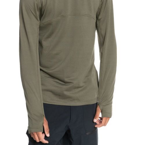 Quiksilver Steep Point Herren Snowboard Sweatshirt grün EQYFT04373