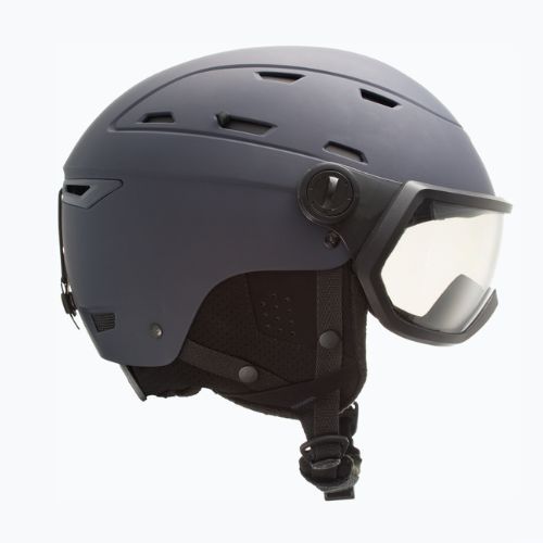 Skihelm Rossignol Allspeed Visor Imp Photo strato/ph grey