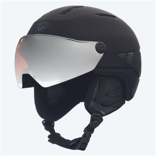 Skihelm Rossignol Fit Visor Impacts black/orange/silver