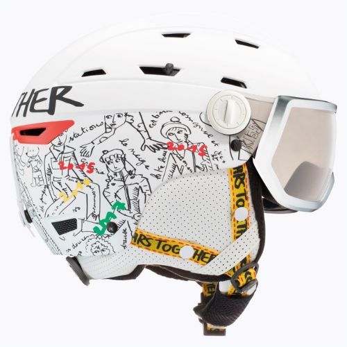 Skihelm für Frauen Rossignol Allspeed Visor Imp Photo grey