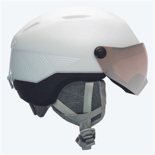 Skihelm für Frauen Rossignol Fit Visor Impacts white/orange/silver