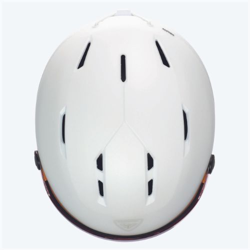 Skihelm für Frauen Rossignol Fit Visor Impacts white/orange/silver