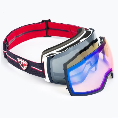 Skibrille Rossignol Magne'lens strato/silver miror/blue miror