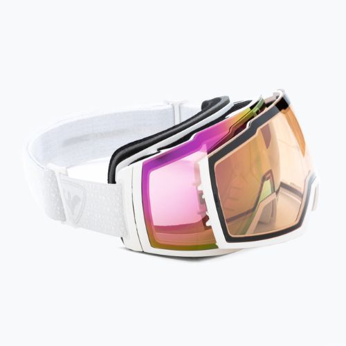 Skibrille Rossignol Magne'lens white/pink miror/silver miror