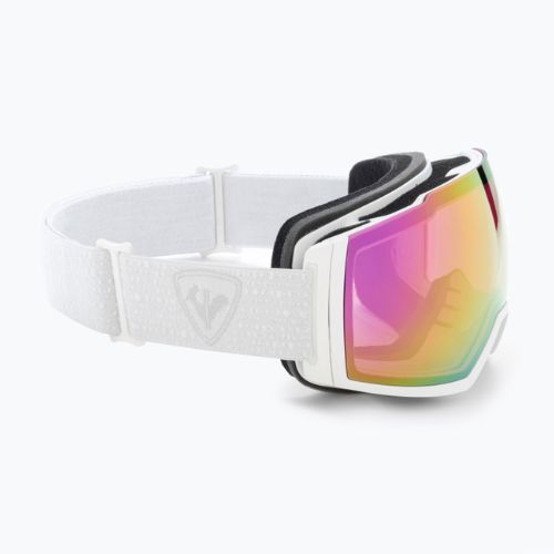 Skibrille Rossignol Magne'lens white/pink miror/silver miror