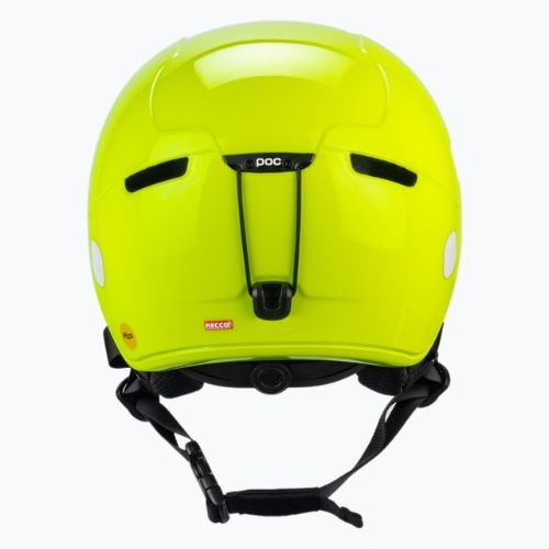 Skihelme für Kinder POC POCito Obex MIPS fluorescent yellow/green