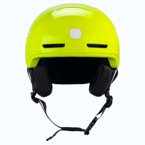 Skihelme für Kinder POC POCito Obex MIPS fluorescent yellow/green