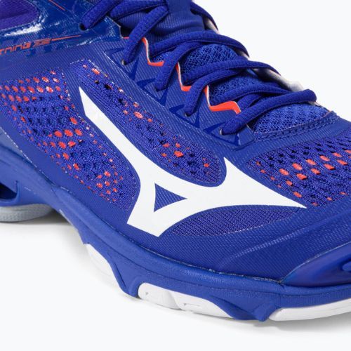 Herren Volleyballschuhe Mizuno Wave Lightning Z5 Mid blau V1GA190500