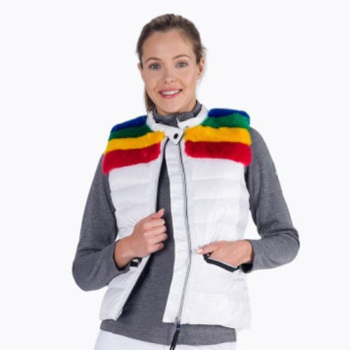 Ärmellose Skijacke für Frauen Rossignol W Beam Light white