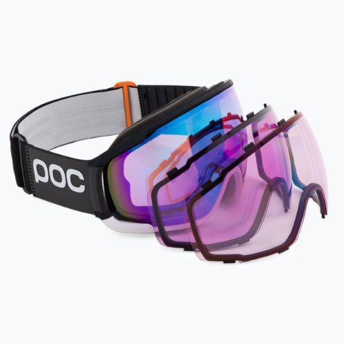 Skibrille POC Zonula Clarity Comp + uranium black/spektris blue