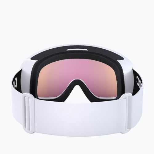 Skibrille POC Fovea Mid Clarity hydrogen white/spektris orange