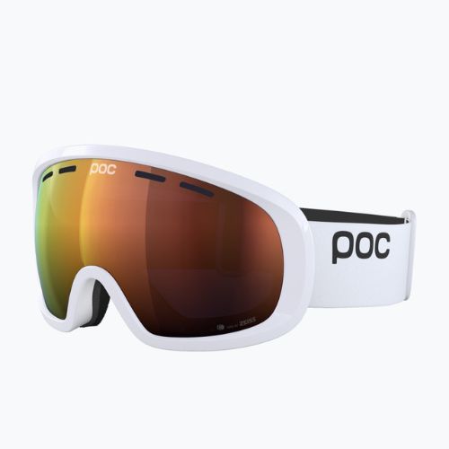 Skibrille POC Fovea Mid Clarity hydrogen white/spektris orange