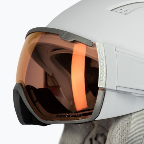 Skihelm Damen Salomon Mirage Ca Photo Sigma weiß L415257