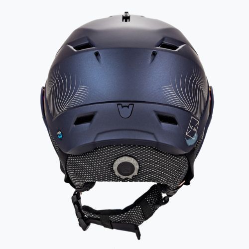 Skihelm Damen Salomon Icon Lt Visor dunkelblau L411998