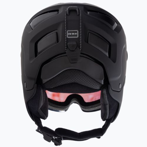 Skihelm Alpina Attelas Visor QVM black matte