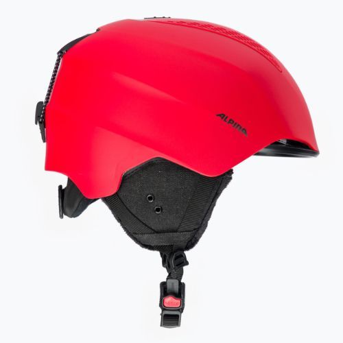 Skihelm Alpina Grand red matt
