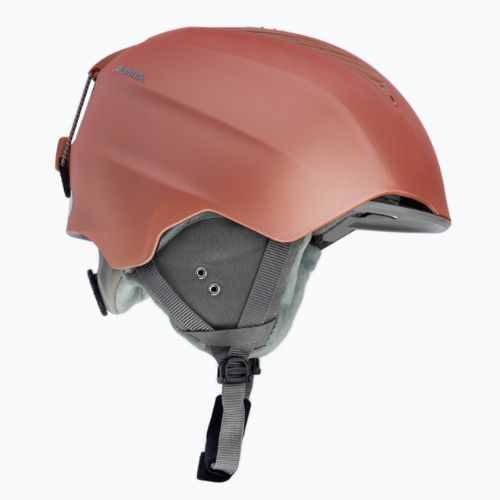 Skihelm Alpina Grand coral matt