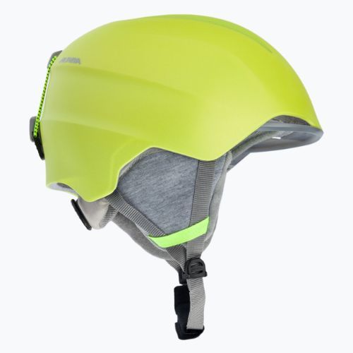 Skihelme für Kinder Alpina Grand Jr neon yellow