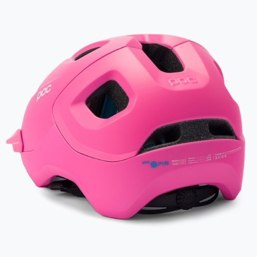 Fahrradhelm POC Axion SPIN actinium pink matt
