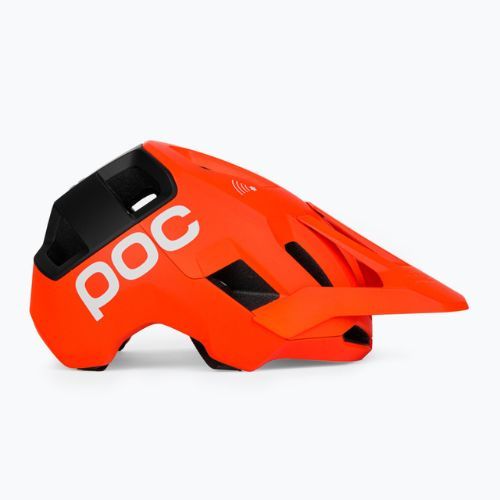 Fahrradhelm POC Kortal Race MIPS fluorescent orange/uranium/black matt