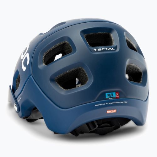 Fahrradhelm POC Tectal lead blue matt