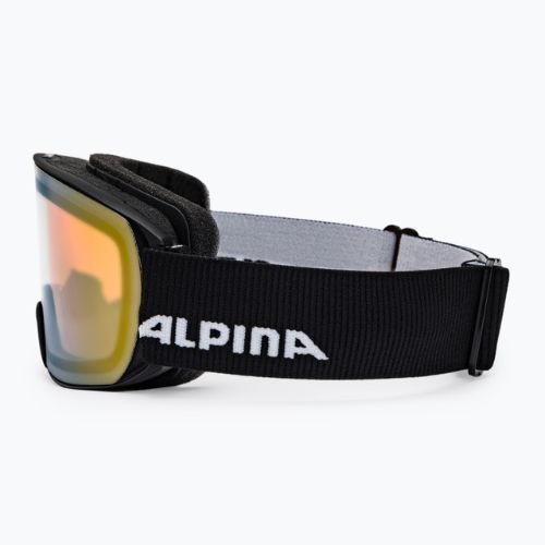 Skibrille Alpina Nakiska Q-Lite black matt/gold