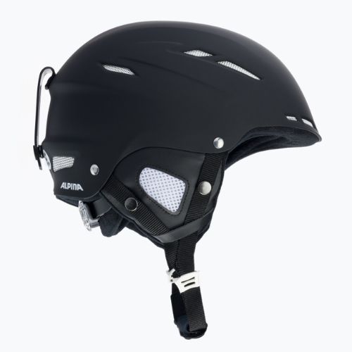 Skihelm Alpina Biom black matte