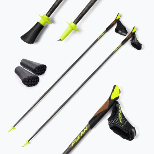 FIZAN Carbon 3K Nordic Walking Stöcke grau S21 CA08