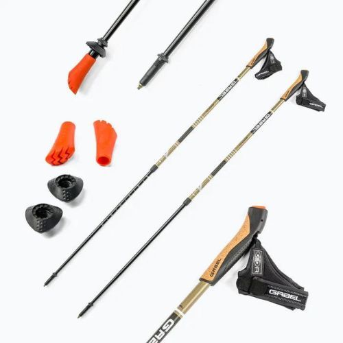 Nordic Walking Stöcke GABEL Strech Lite braun 7008352621000