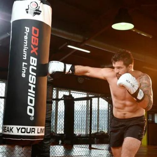 Bushido 'Japan' Sparring Boxhandschuhe weiß B-2v8-12oz