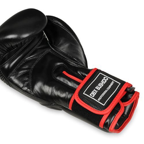 Bushido Boxhandschuhe mit Wrist Protect System schwarz Bb2-12oz
