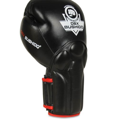 Bushido Boxhandschuhe mit Wrist Protect System schwarz Bb2-12oz