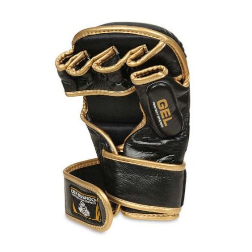 Bushido Leder MMA Training Sparring Handschuhe schwarz Arm-2011D-L
