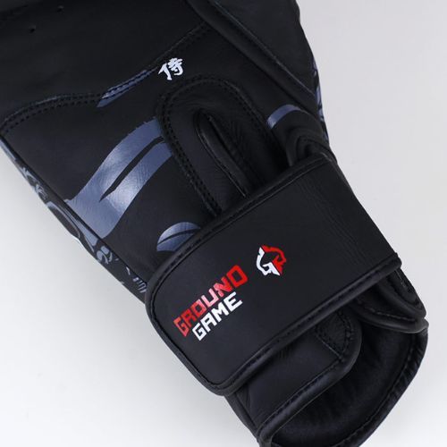 Ground Game Samurai Boxhandschuhe schwarz 21BOXGLOSAM10