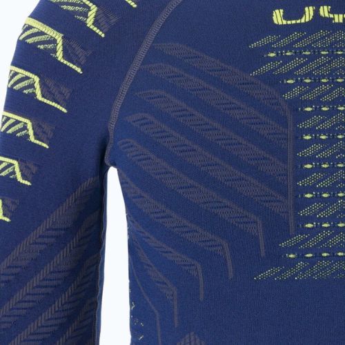 Thermo-Sweatshirt für Männer UYN Resilyon UW Shirt Round Neck dark blue/yellow