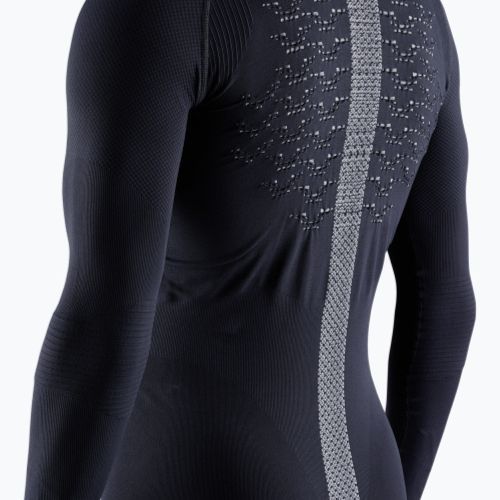 Thermoaktives Herren-Sweatshirt X-Bionic The Trick 4.0 Run opal black/arctic white