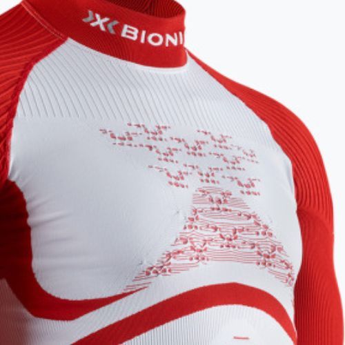 Herren X-Bionic Energy Accumulator 4.0 Patriot Polen Thermo-T-Shirt weiß EAWT53W19M