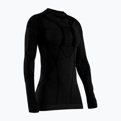 Damen Thermoaktivshirt X-Bionic Apani 4.0 Merino black/black