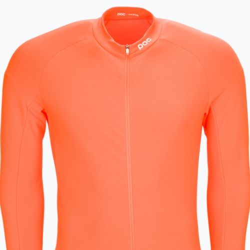 Herren-Radsport-Langarmhemd POC Radiant Jersey zink orange