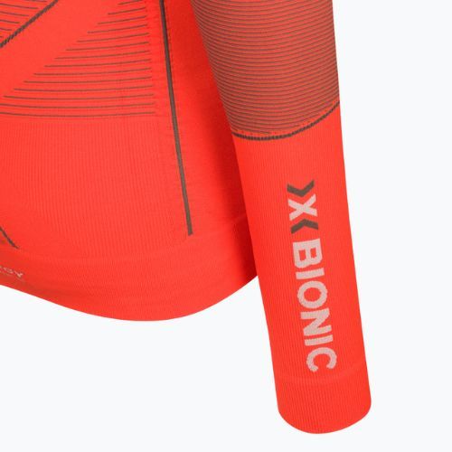 Herren Thermoaktivshirt X-Bionic Energy Accumulator 4.0 sunset orange/anthracite