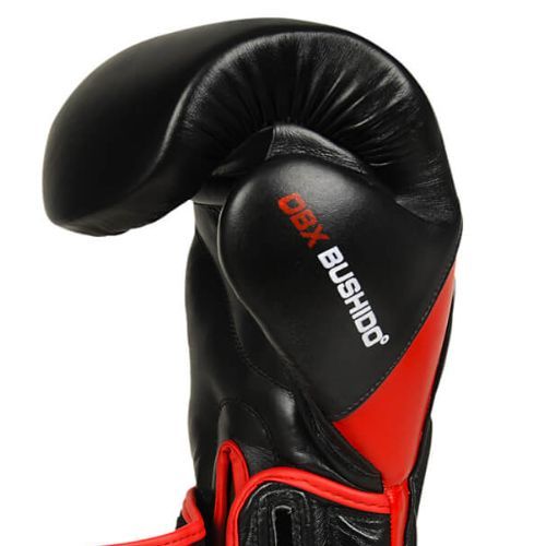 Bushido Boxhandschuhe mit Handgelenk schützen System schwarz Bb4-12oz