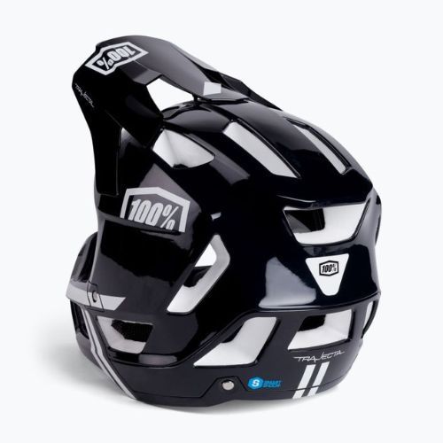 100% Trajecta Helm W Fidlock Full Face Fahrradhelm schwarz STO-80021-011-11