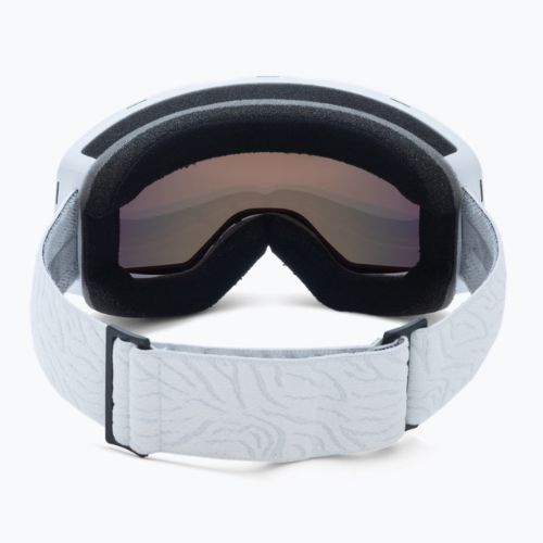 Snowboardbrille für Frauen ROXY Storm Women 2021 bright white/amber rose ml red
