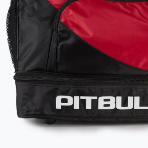 Trainingstasche Pitbull West Coast Big Duffle Bag Logo Pitbull Sports black/red