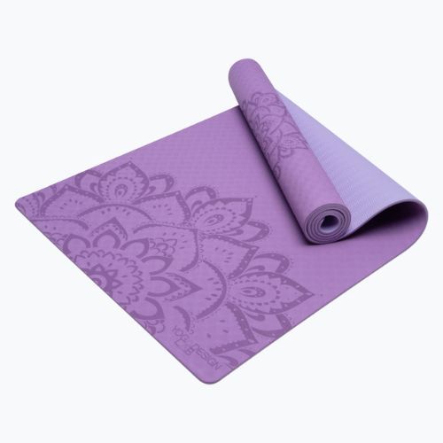 Yoga Design Lab Flow Pure 6 mm lila Mandala Lavendel Yogamatte