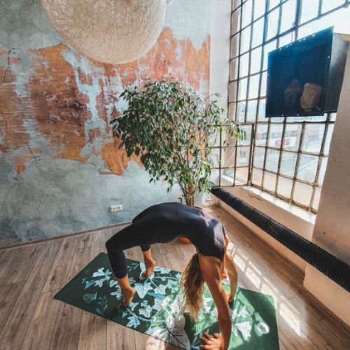 Moonholi Yoga-Matte VEGANIKA NIGHT 3 mm grün SKU-111