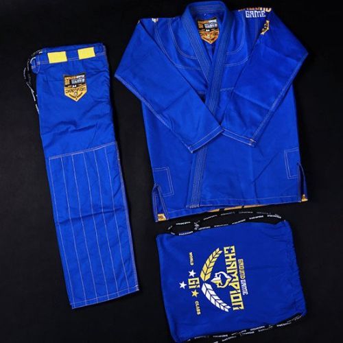 GI für Brazilian Jiu-Jitsu Herren Ground Game Champion 2.0 blau GICHNEWBLUA1