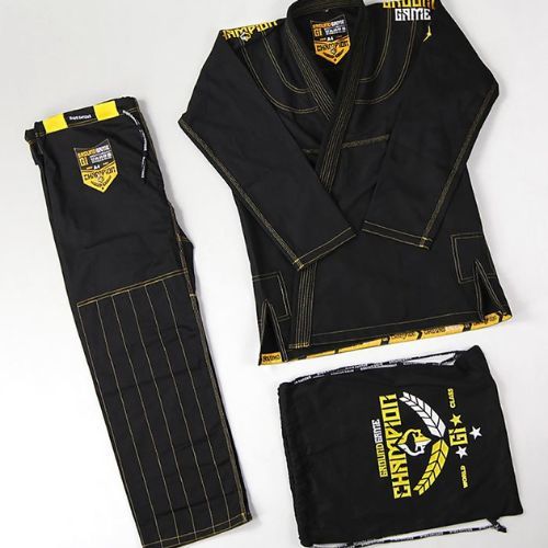 GI für Brazilian Jiu-Jitsu Herren Ground Game Champion 2.0 schwarz GICHNEWBLAA1